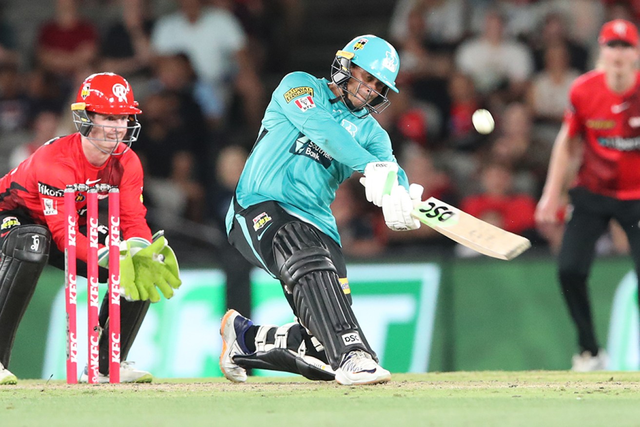 Usman Khawaja hit 59 to help Brisbane to a seven-wicket knockout BBL win over the Renegades.