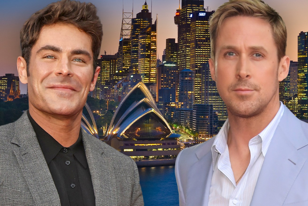 Zac Efron and Ryan Gosling are the latest big-name stars to hit town to make movies.