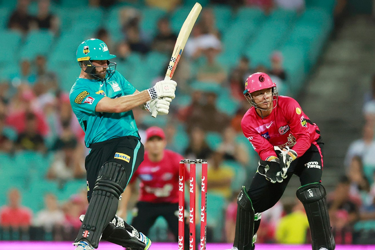Michael Neser has blasted Brisbane to a four-wicket win over Sydney Sixers.