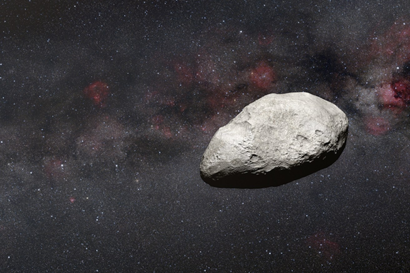 Here's the big, dumb rock that's heading back into deep space after a close but safe encounter with earth. <i>Image: NASA</i>