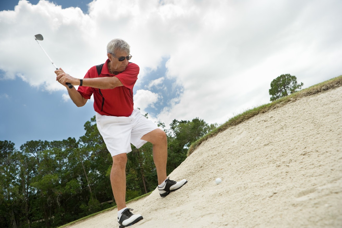 Don't resent the sand trap. It might be good for your heart. 