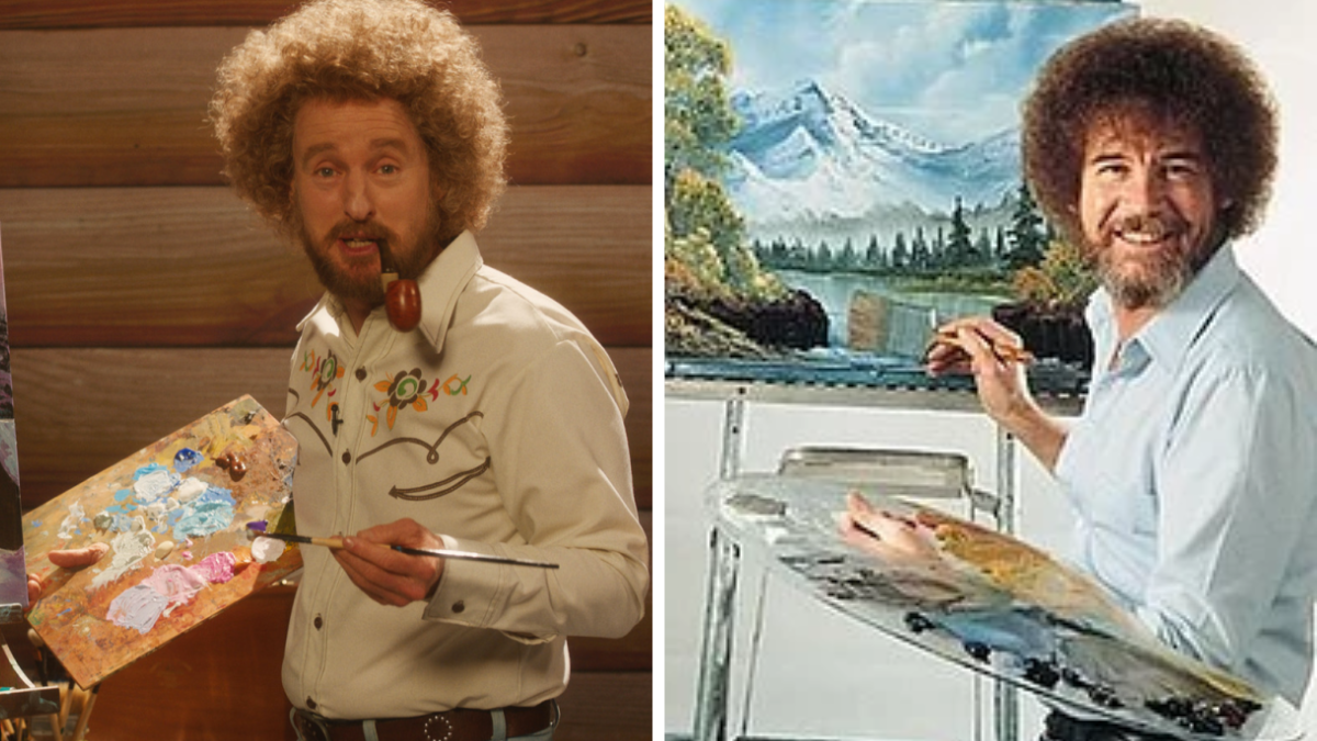 Owen Wilson Channels Bob Ross in 'Paint' Trailer