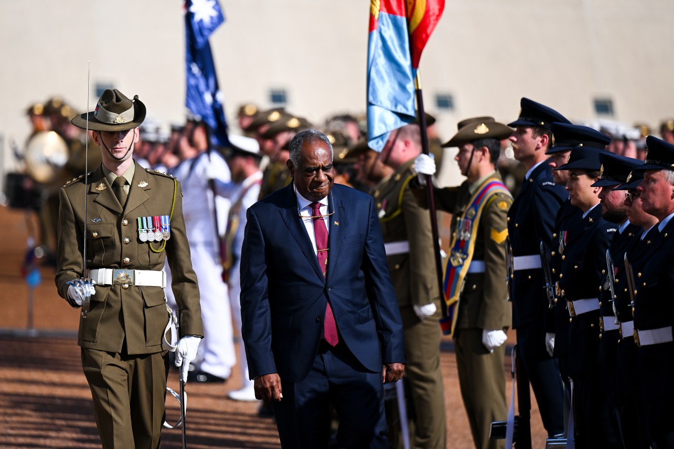 Vanuatu's Prime Minister Alatoi Ishmael Kalsakau will discuss trade ties with Anthony Albanese.