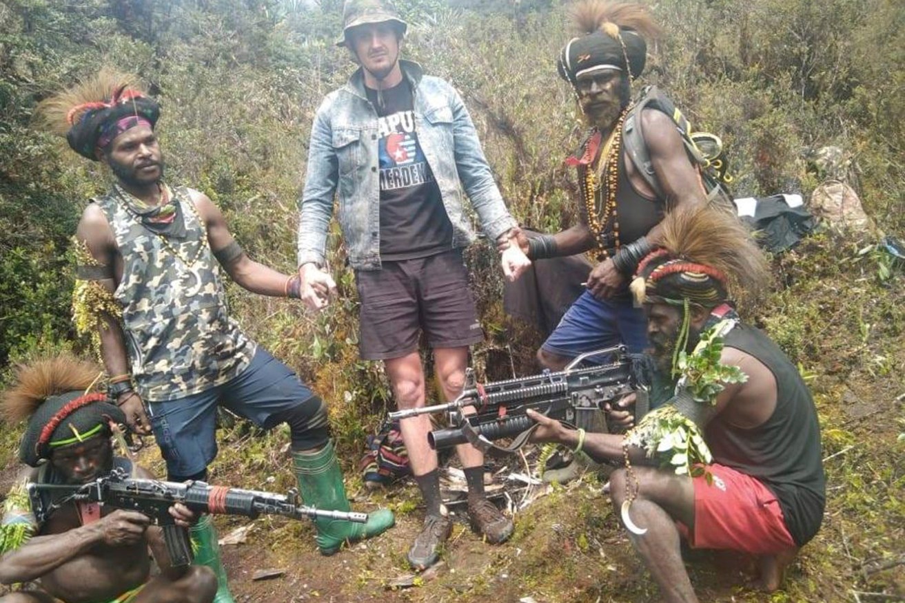 New Zealand pilot Phillip Mark Mehrtens was abducted by Indonesian independence fighters.