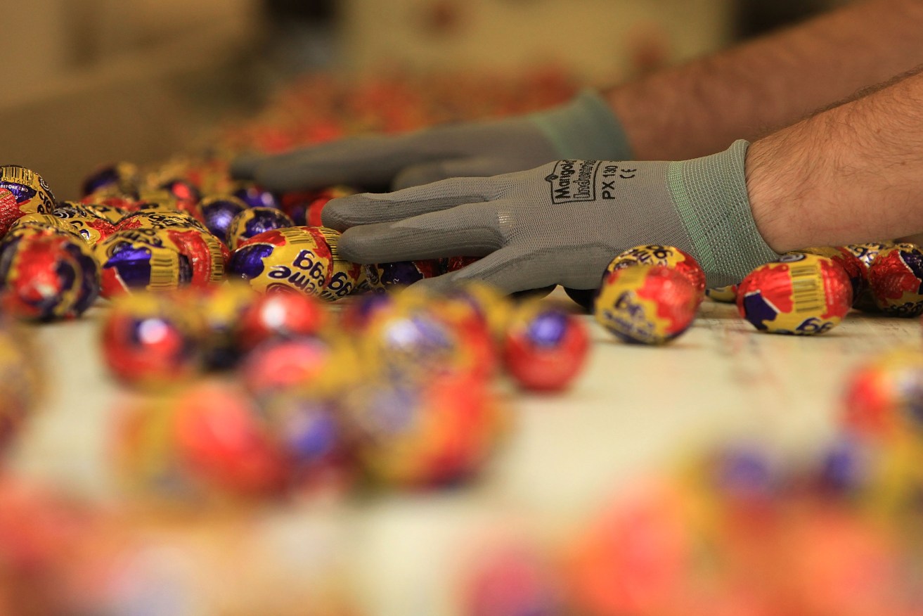 A British man was caught with a stolen haul of more than $50,000 in Cadbury Creme Eggs.
