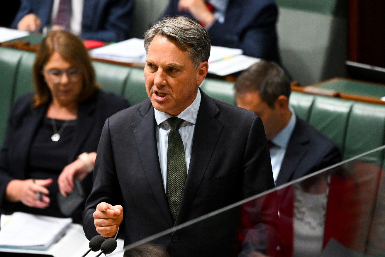 Richard Marles has accused his predecessor Peter Dutton of rank hypocrisy.