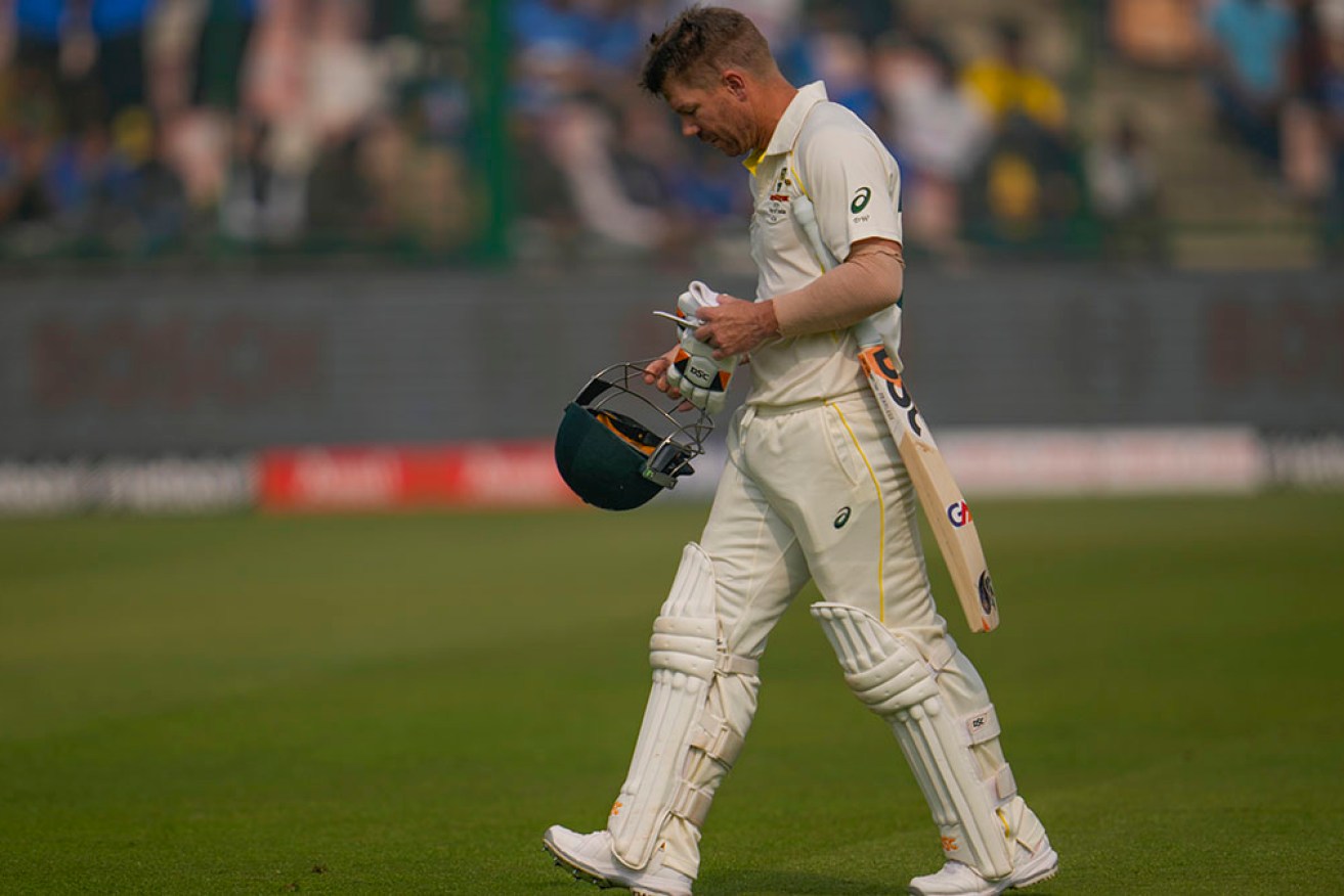 David Warner will leave the Test series in India and return to Sydney because of a fractured elbow.