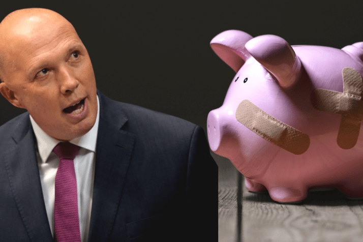 Dutton backs away from tax cut for high earners