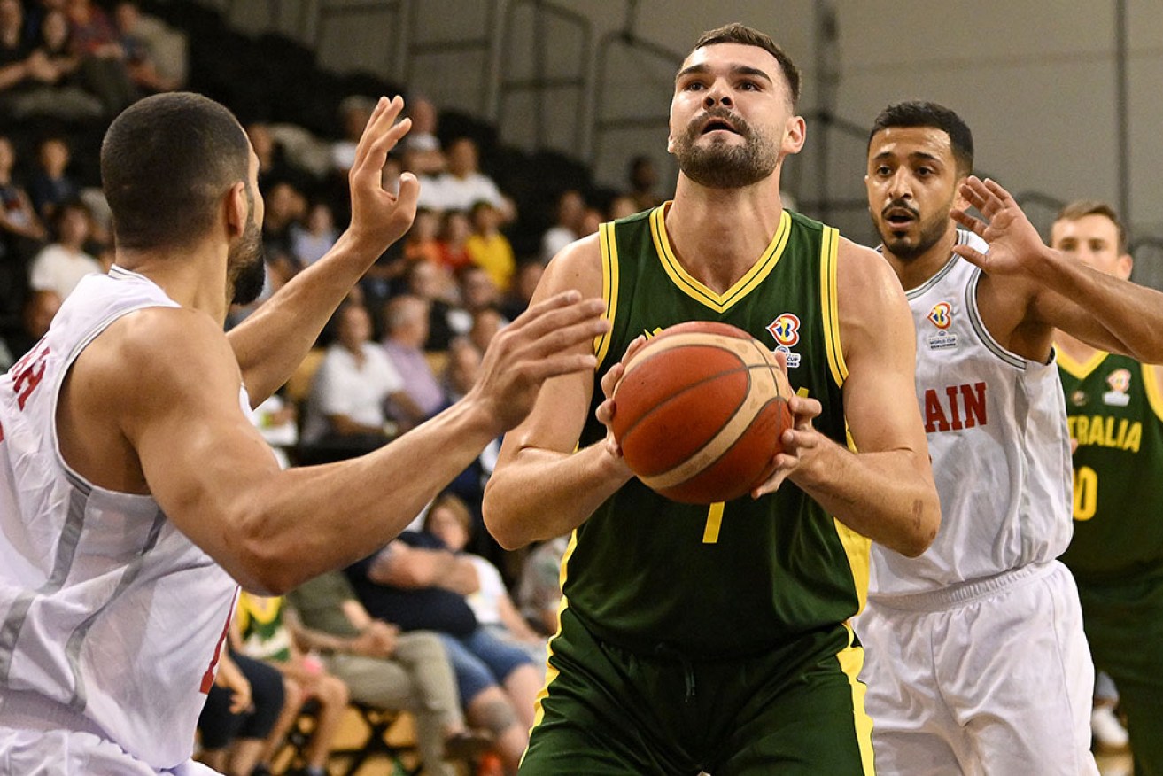 Isaac Humphries scored 18 points as the Boomers downed Bahrain 83-51 in Melbourne.