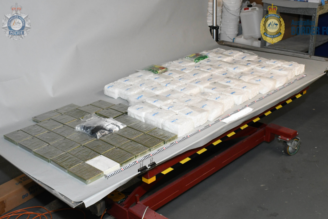 The shipments were labelled 'green tea' and 'magnets'. Here's the heroin and ice they really contained. <i>Photo: AAP</i>