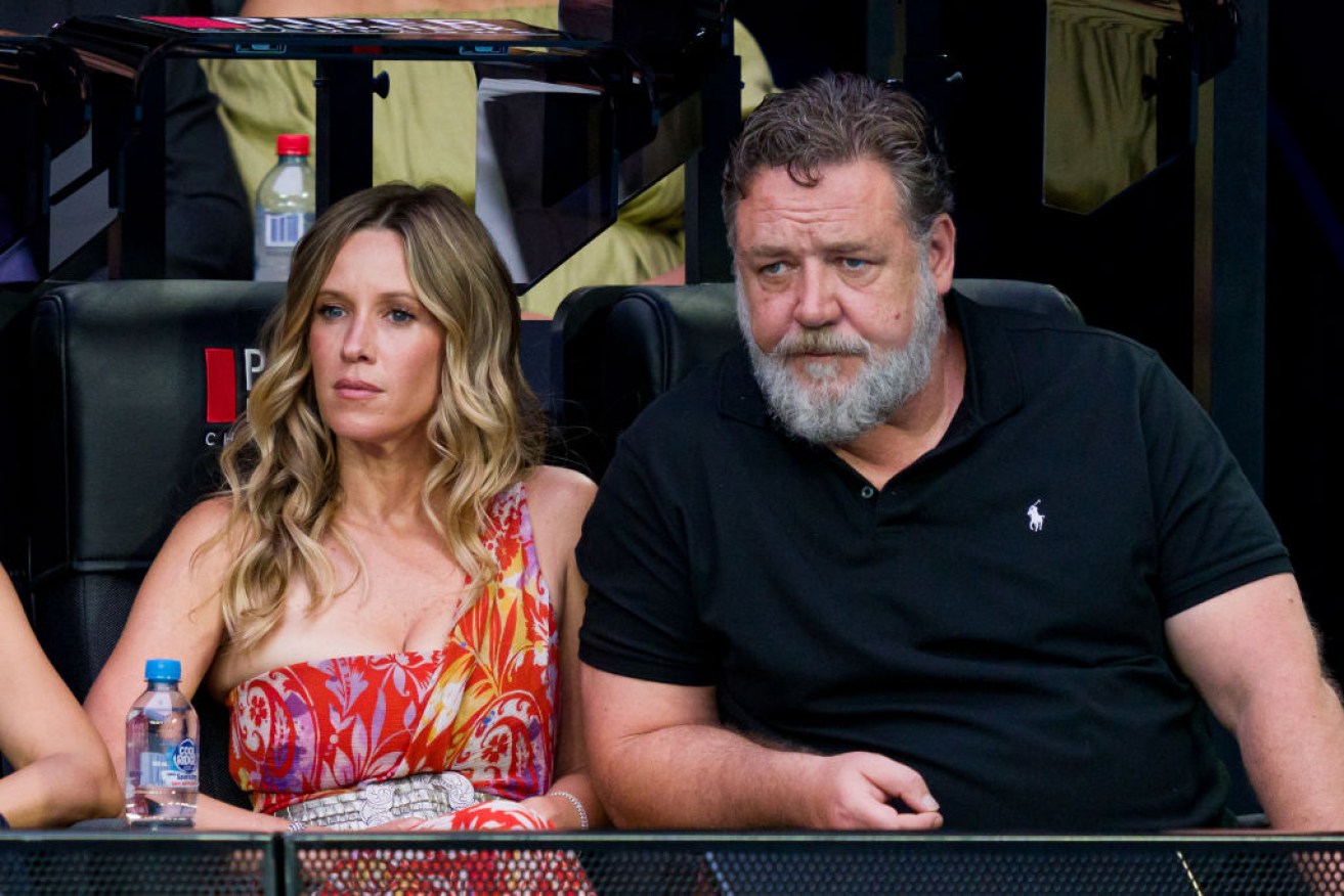 Russell Crowe and his girlfriend Britney Theriot were turned away from Melbourne eatery Mr. Miyagi.