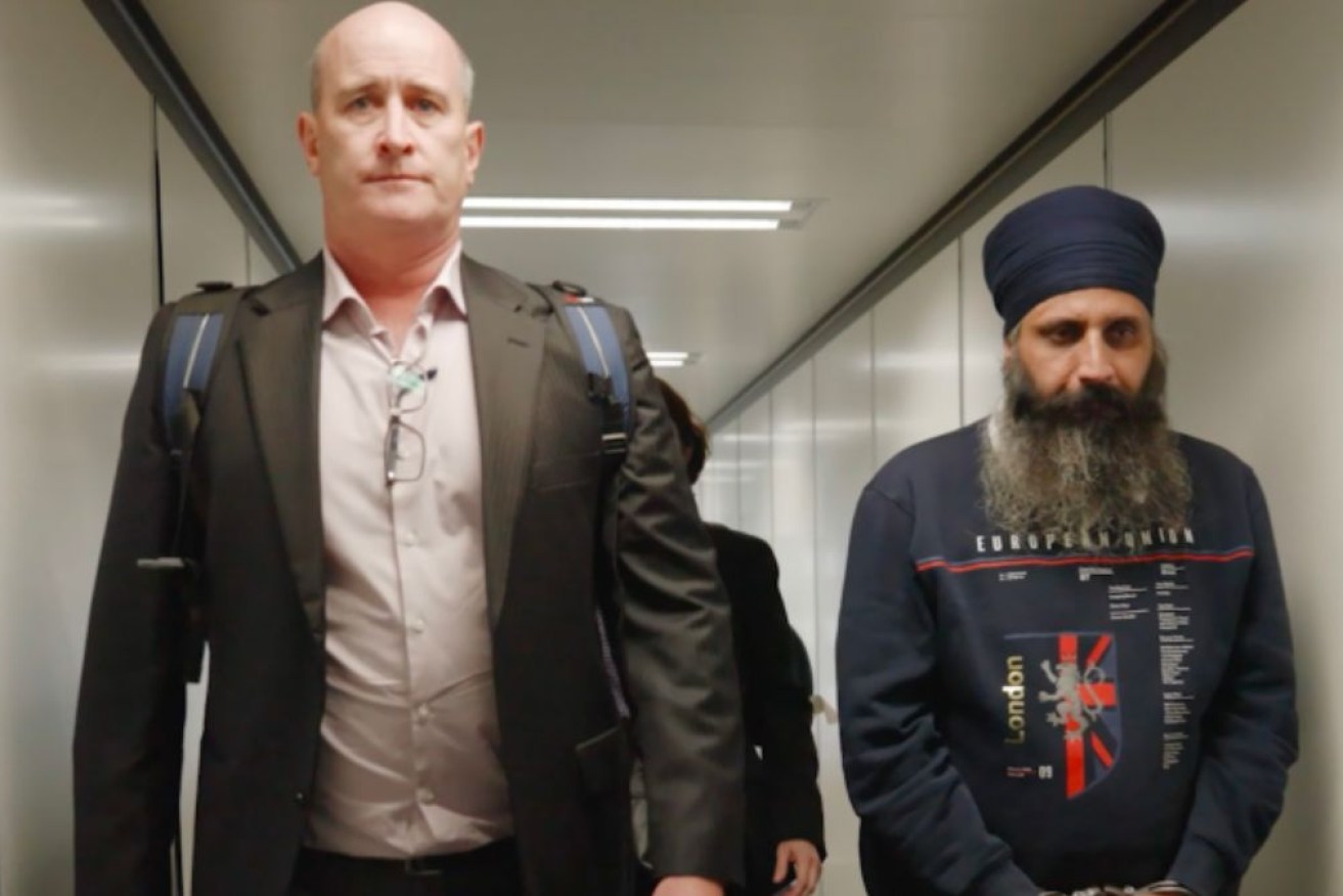 Rajwinder Singh has left Victoria for Queensland to face charges over the death of Toyah Cordingley.