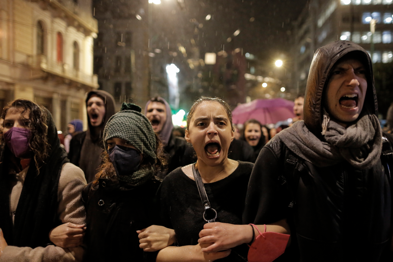 The streets of Athens are scenes of white-hot anger after the train wreck and its scores of victims. <i>Photo: EPA</i>