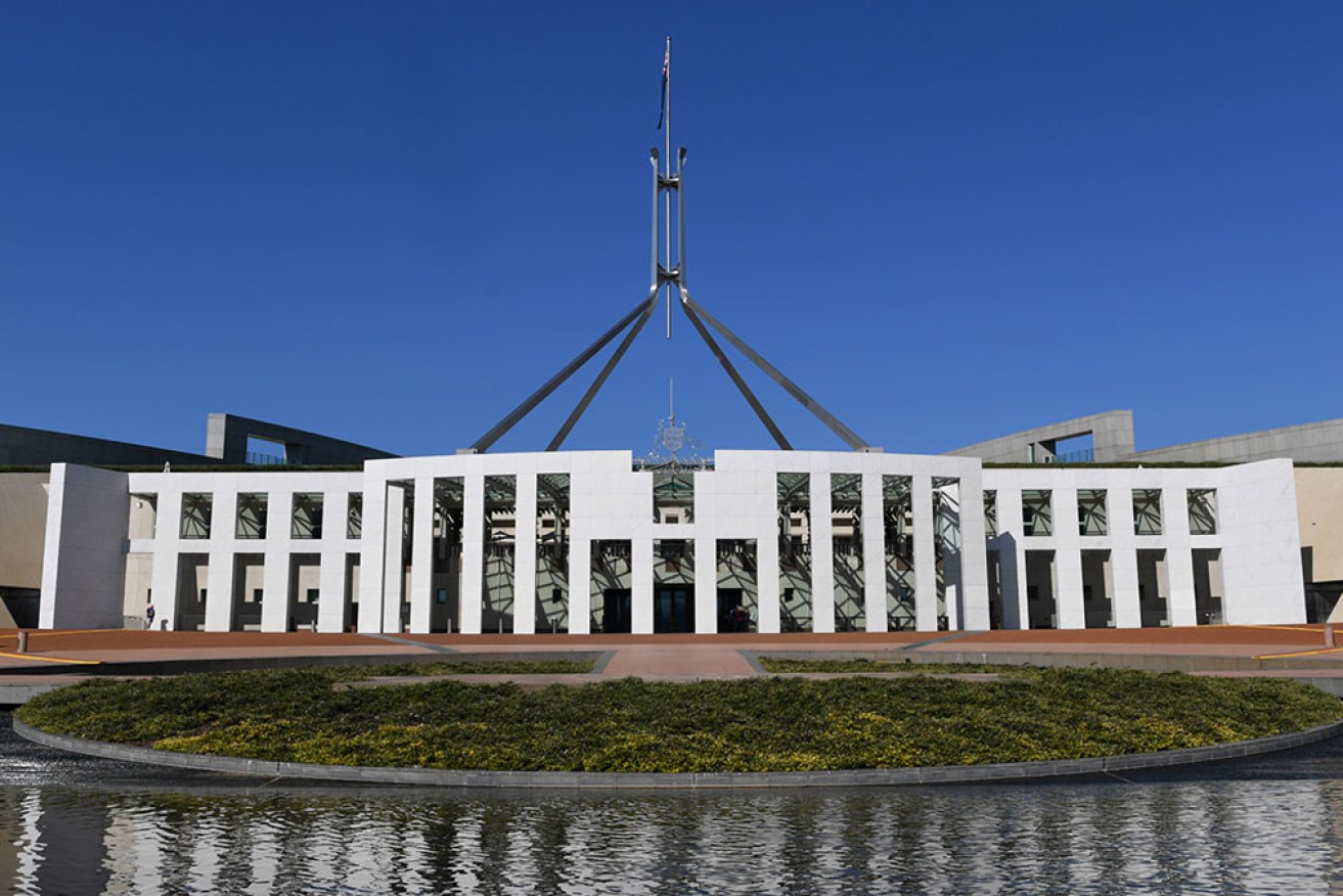 Federal anti-corruption officers have carried out a raid at Parliament House.