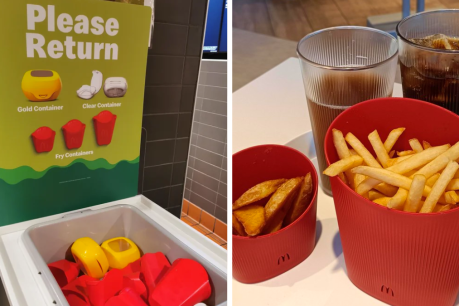 International McDonald’s fans are loving the chain’s new reusable containers