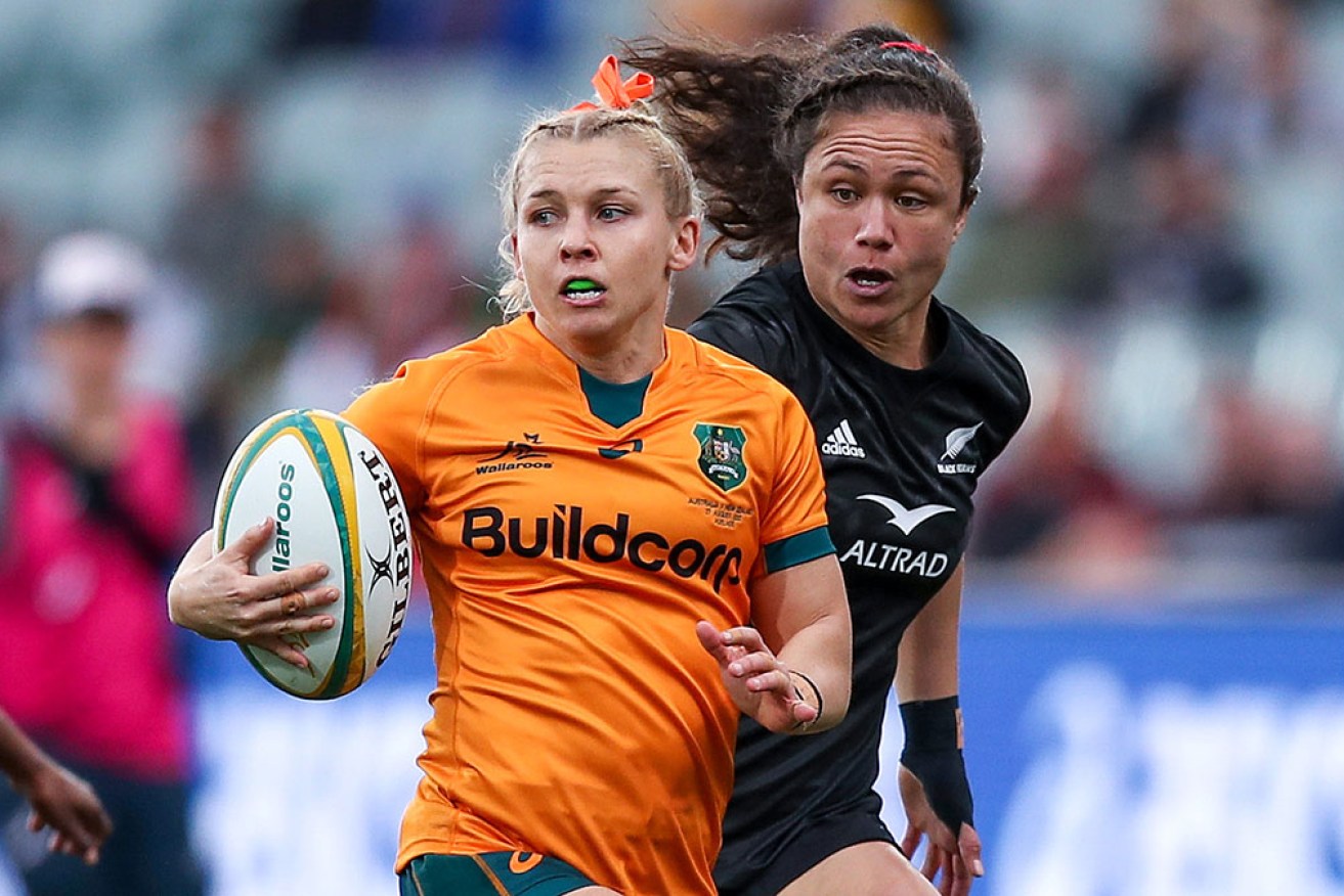 Though a latecomer to rugby, Georgina Friedrichs is Australia's new player of the year. 