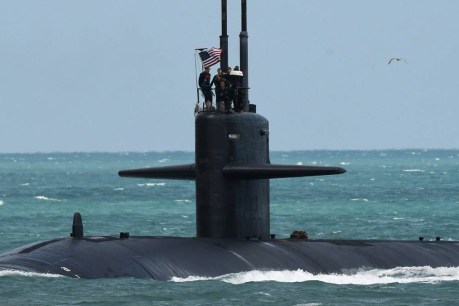 US nuclear submarine pays a surprise visit to Perth