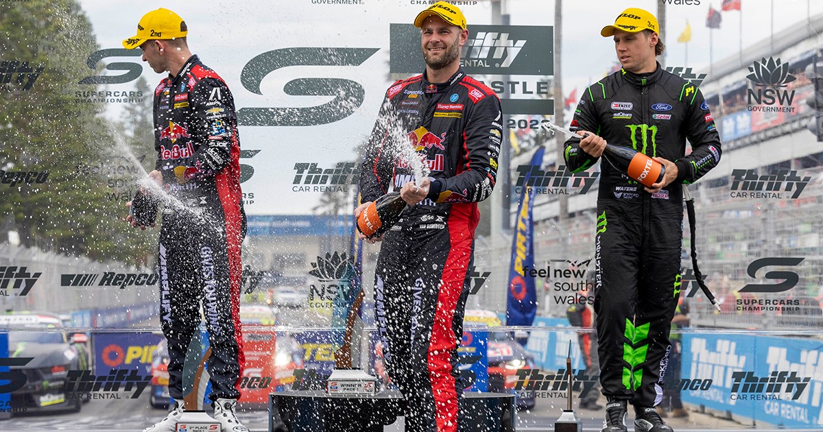 Shane van Gisbergen wins race two of controversial Supercars opener ...