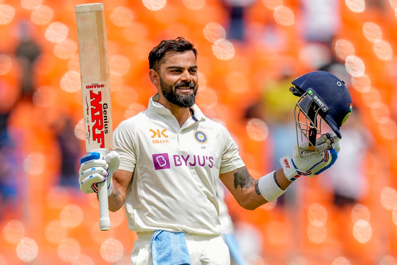 Virat Kohli's 186 gave India a 91-run first-innings lead in the fourth Test against Australia.