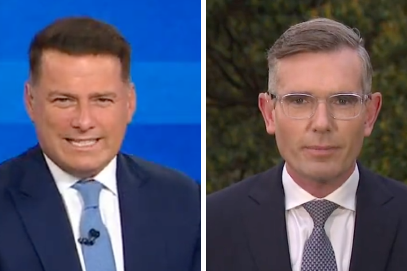 Today Show host Karl Stefanovic took a jab Dominic Perrottet over the size of his family.