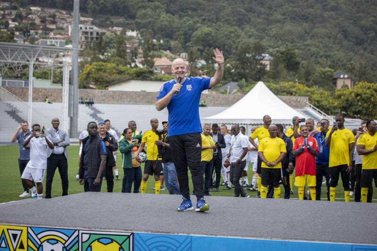 FIFA president Gianni Infantino was re-elected unopposed at the FIFA Congress, in Kigali, Rwanda.