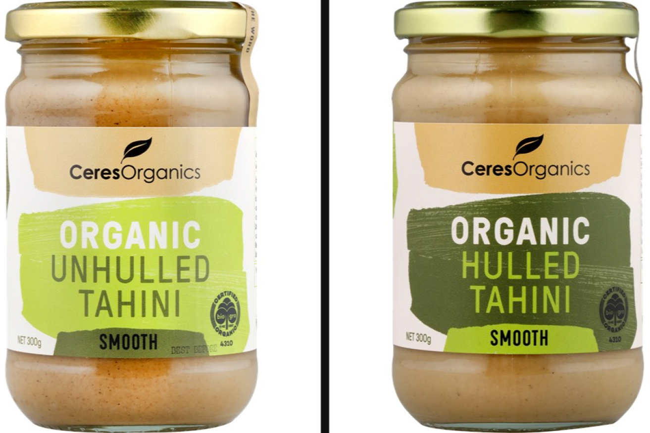 Ceres Organics organic hulled and unhulled 300g tahini has been recalled.