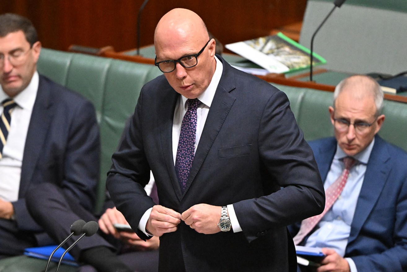Opposition Leader Peter Dutton has called for law changes to prohibit the display of Nazi symbols.