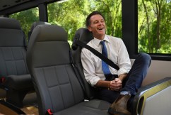 ‘Zero-emissions’ bus a fizzer on campaign trail