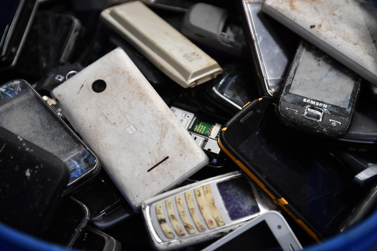 Thousands of tonnes of old phones and other devices from workplaces are disposed of every year.