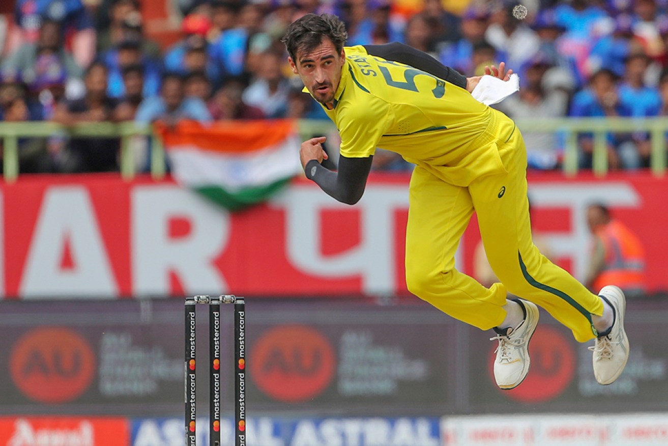 Mitchell Starc is one of the Aussies up for grabs in Thursday's The Hundred draft in London. 