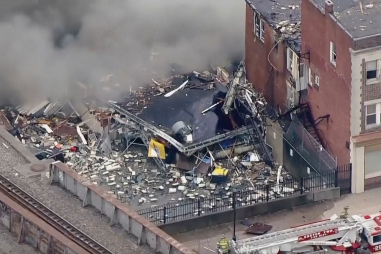 Three people are still missing after a deadly blast at a chocolate factory in the United States.