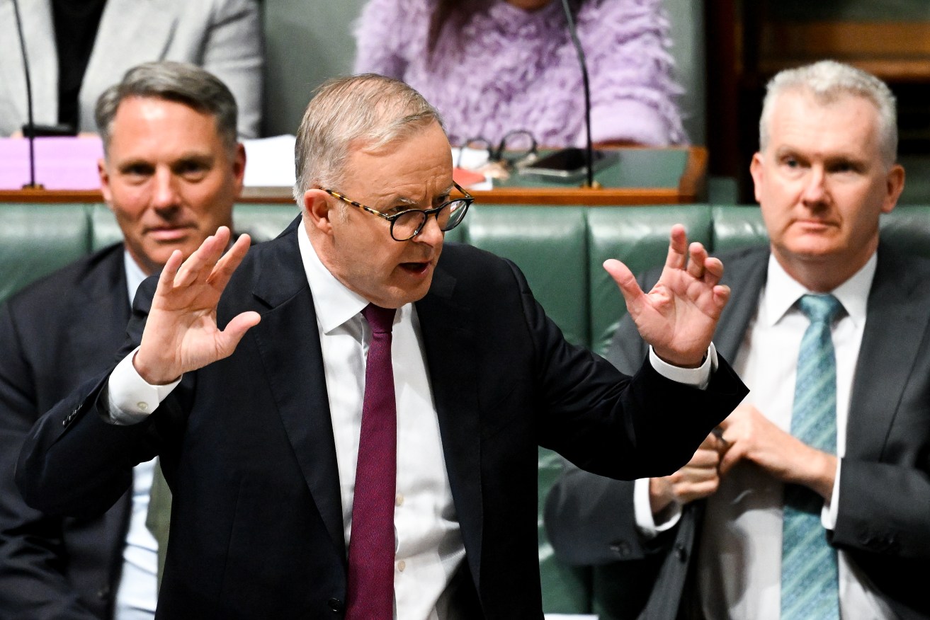 Anthony Albanese took aim at the Coalition's lack of climate action after the Greens deal.