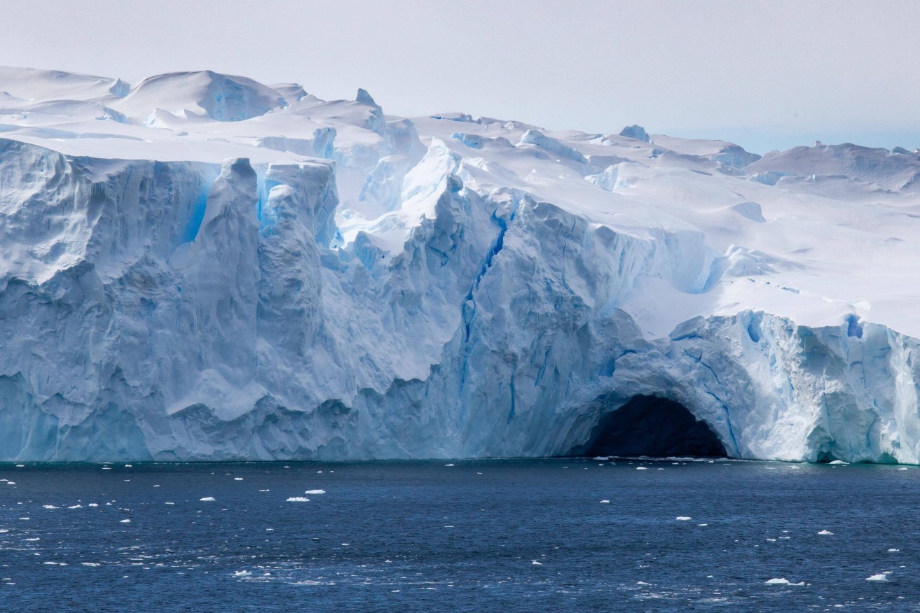 Ice sheets and glaciers are at risk of melting and receding because of climate change.