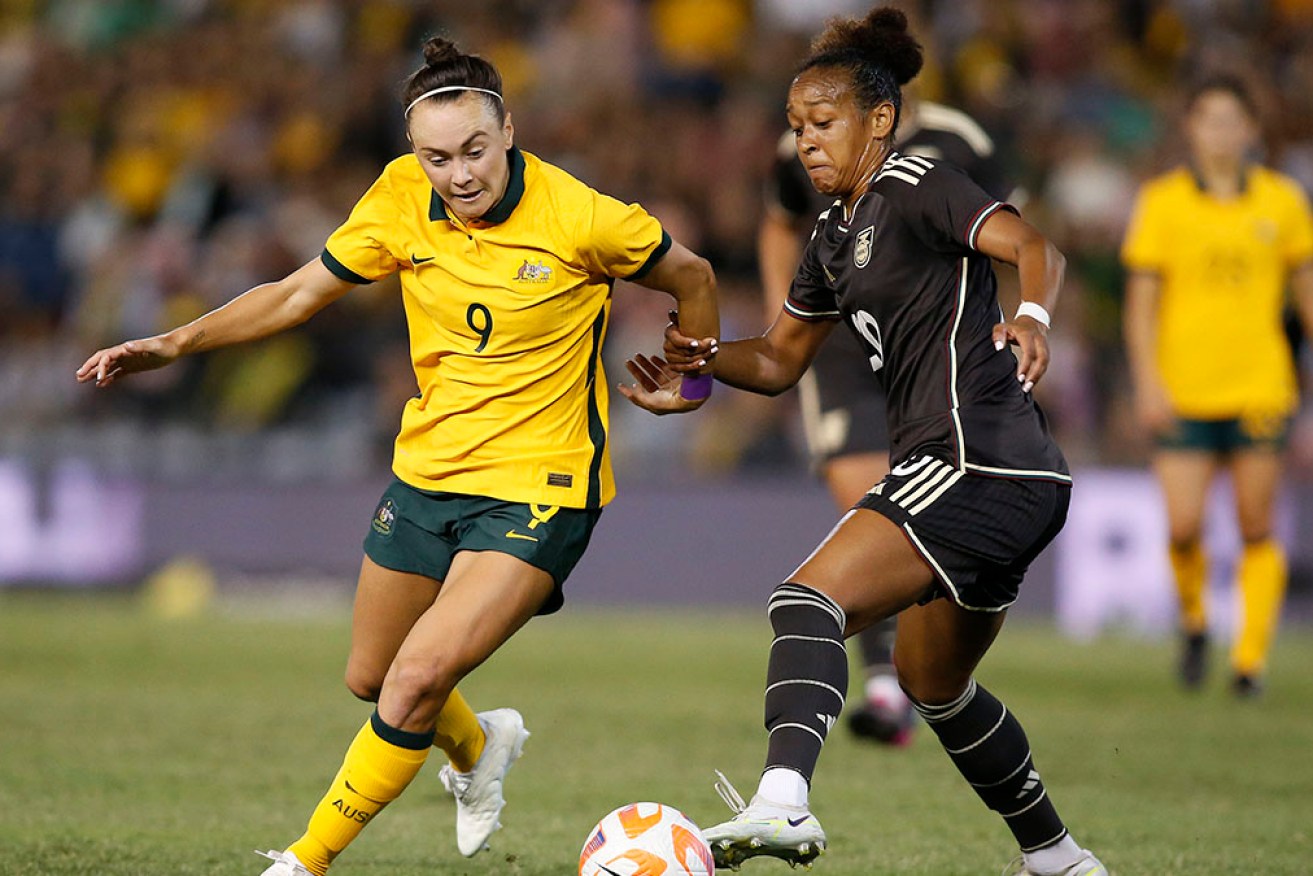 A hamstring injury to Caitlin Foord has ruled her out of games against England and Scotland. <i>Photo: AAP</i>