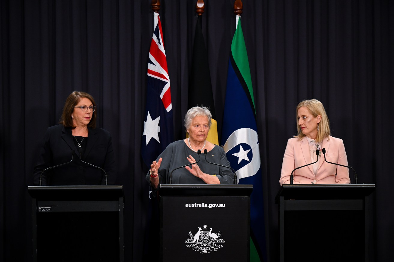 Catherine King, Dr Kerry Schott and Katy Gallagher speak on the proposed Inland Rail project.