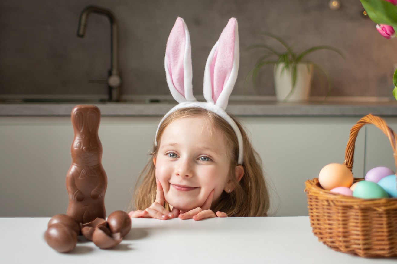Most people, when eating a chocolate rabbit, start with the ears. Photo: Getty   