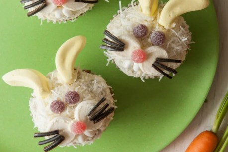 Try our fun recipe for Easter carrot cupcakes