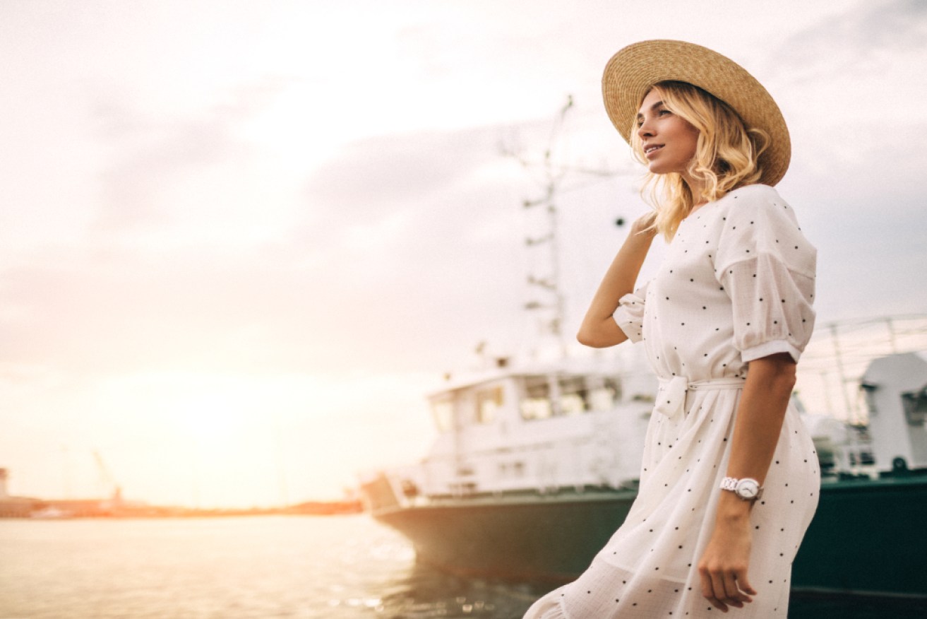 Woman at the marina