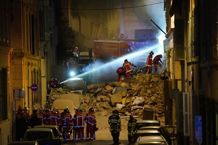 Four bodies recovered from rubble in Marseille