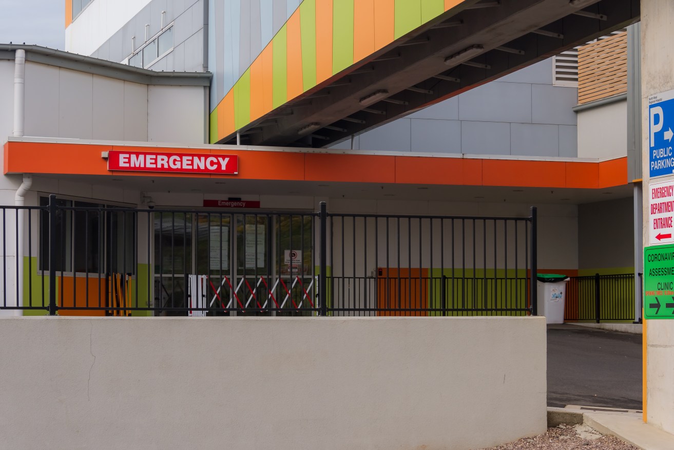Doctors have called for emergency department safety to be reviewed after one of them was stabbed.