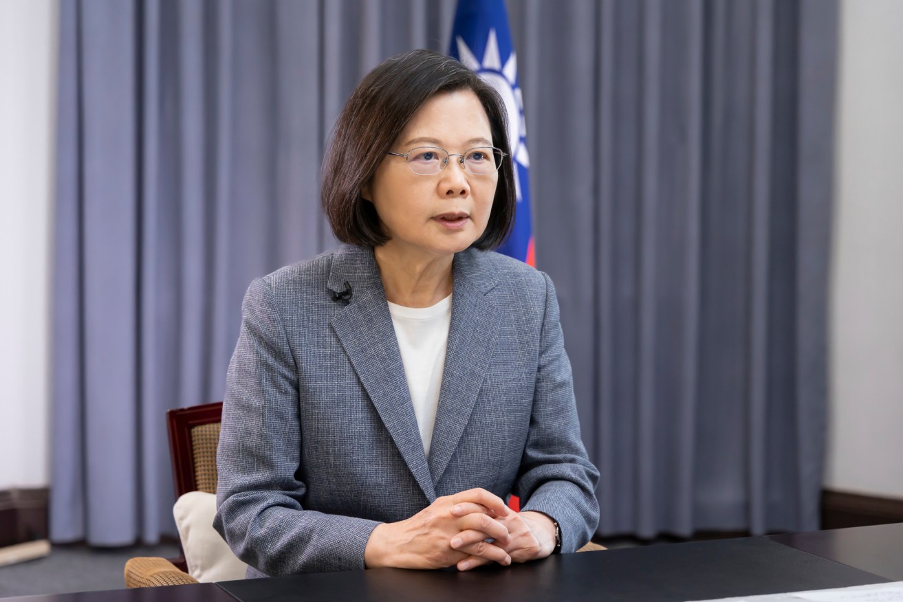 Faced with authoritarian expansionism, democracies must unite, Taiwan President Tsai Ing-wen says.