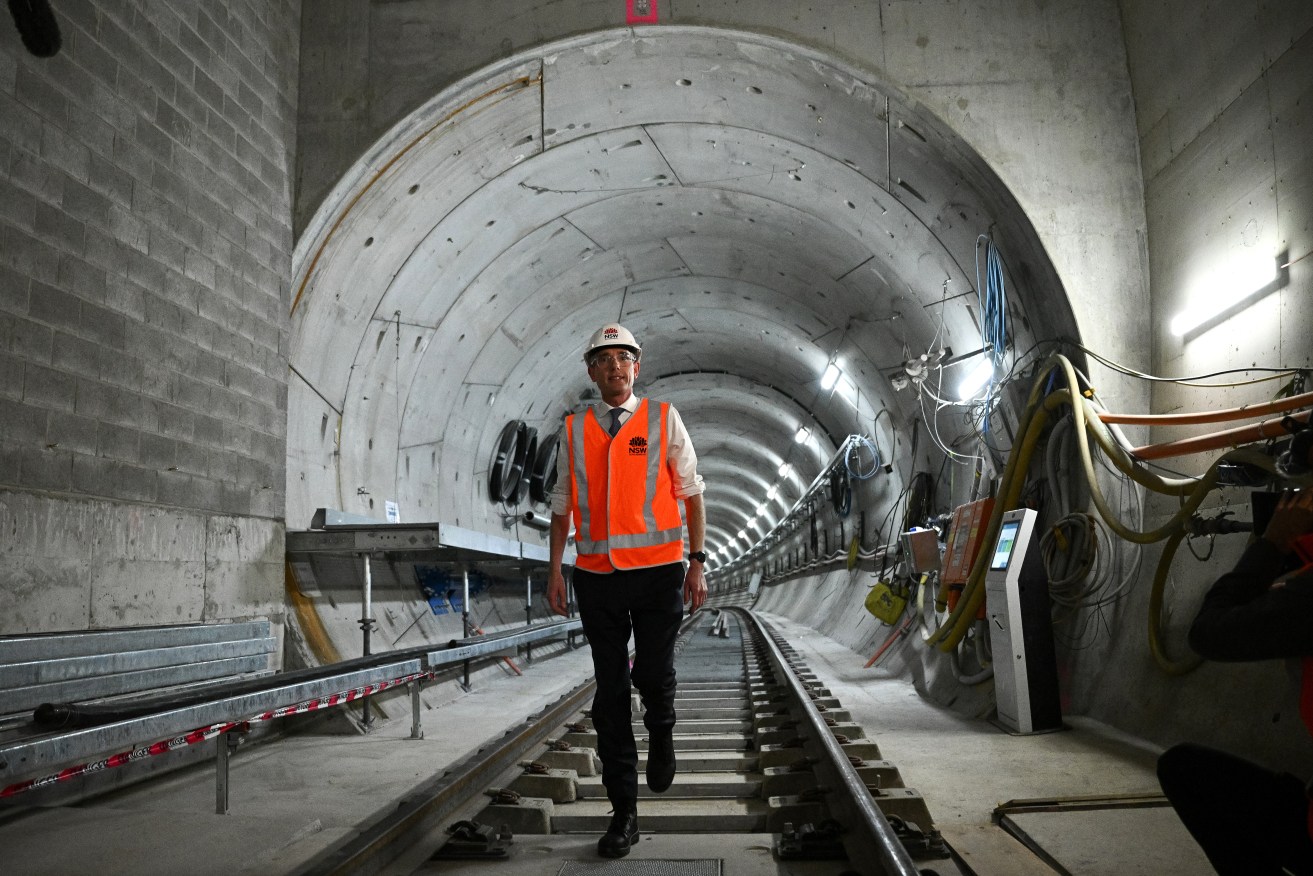 The cost of a Sydney Metro project blew out by $8b under Dominic Perrottet, according to briefings.