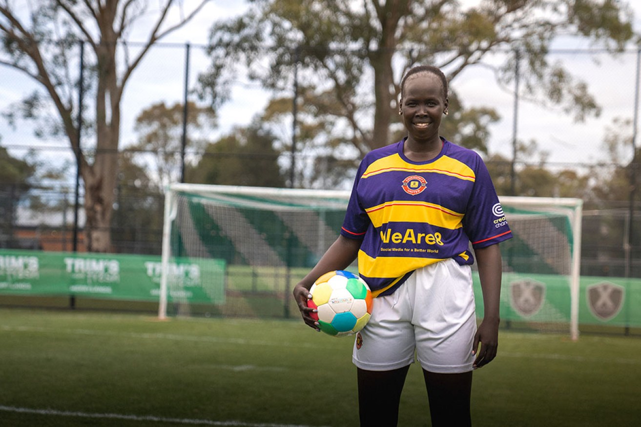 Soccer player, model and activist Anyier Yuol has won the Les Murray Award for Refugee Recognition.