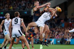 Crows open Gather Round with upset win over Blues