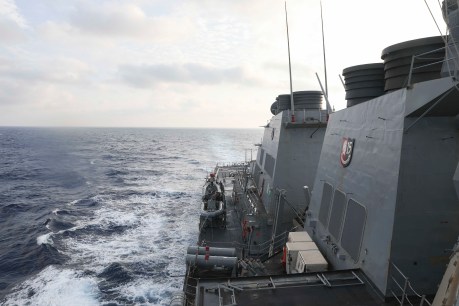 US sails in Taiwan Strait after China war games