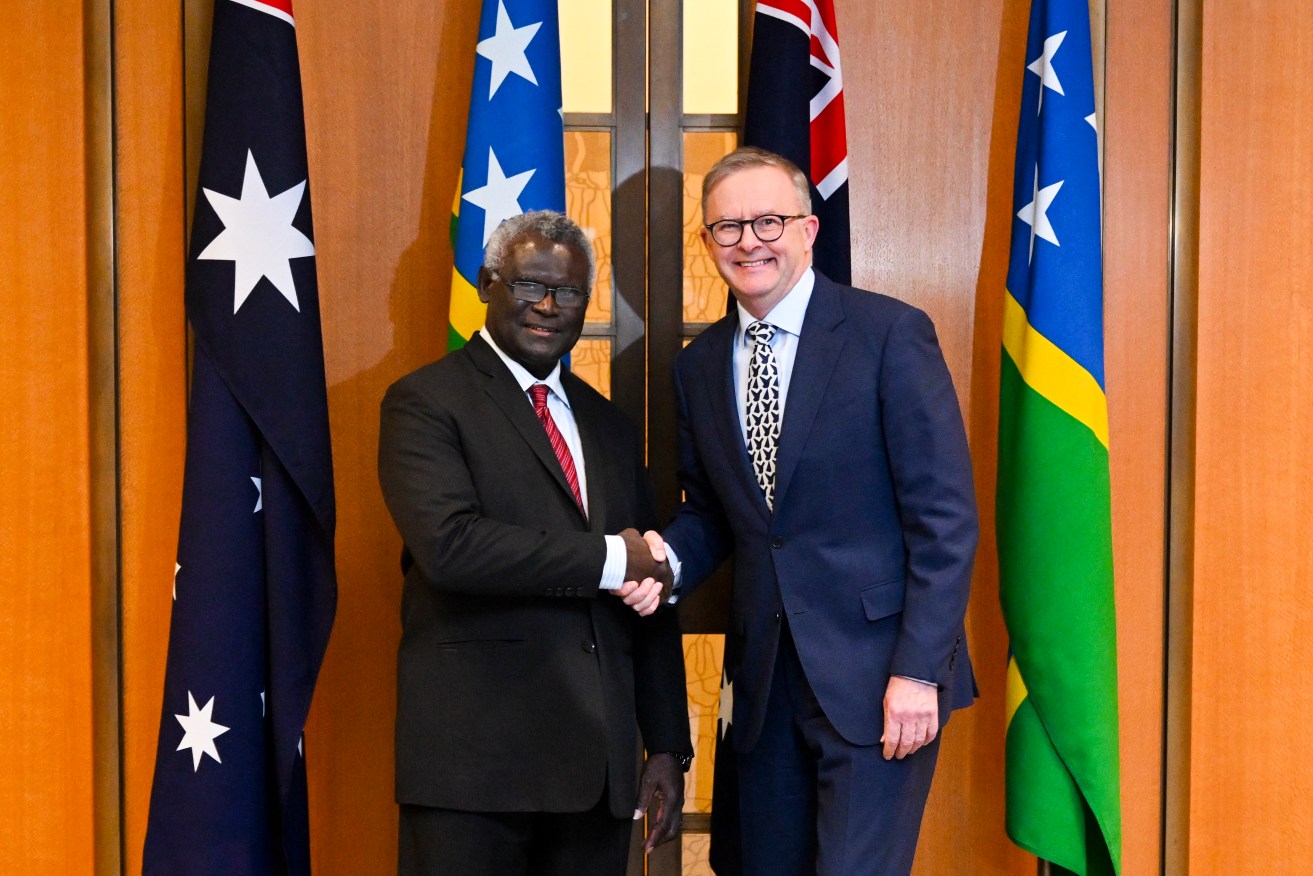 The Australian government is looking to boost its economic relationship with the Solomon Islands.