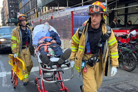 One dead, five injured in New York building collapse