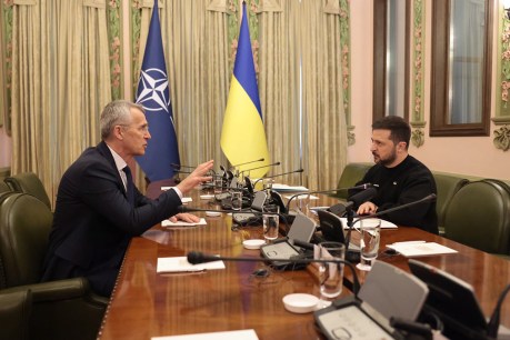 Ukraine appeals to NATO chief for membership