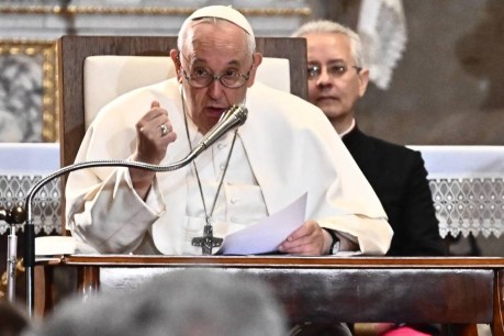‘Weeds never die’: On-form Pope issues tough warning