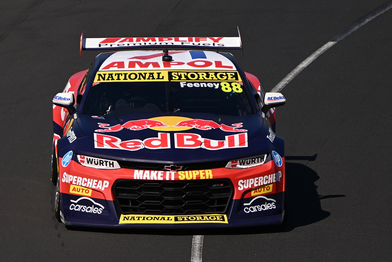 Broc Feeney took race honours with teammate van Gisbergen close behind.